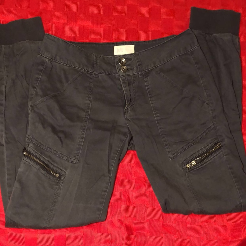 cuffed ankle jogger pants